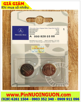 Mercedes-Benz CR2025; Pin Remote Mercedes-Benz CR2025 lithium 3.0v |CÓ SẲN
